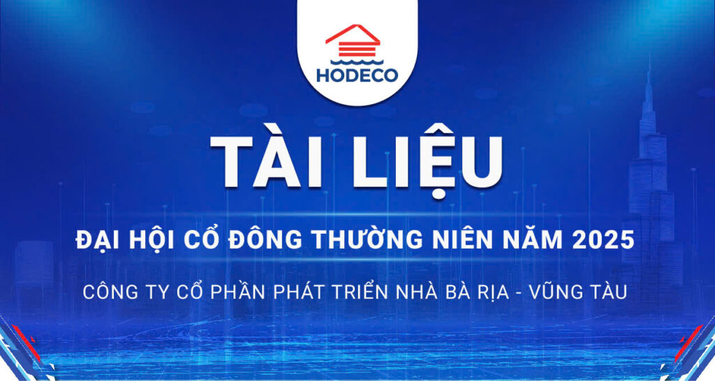 Tài liệu họp Đại hội cổ đông thường niên năm 2025