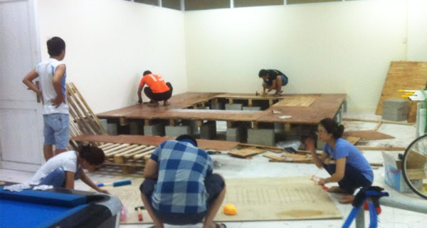 Youth Union of HODECO participated in building up construction for youth