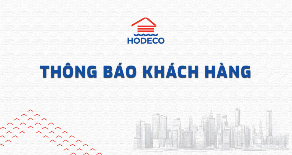 Thông báo về việc thanh toán liên quan đến kinh doanh, mua bán và cho thuê bất động sản