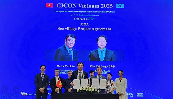 HODECO – Tham gia ký kết biên bản ghi nhớ thỏa thuận (MOA) với đối tác tại sự kiện CICON 2025