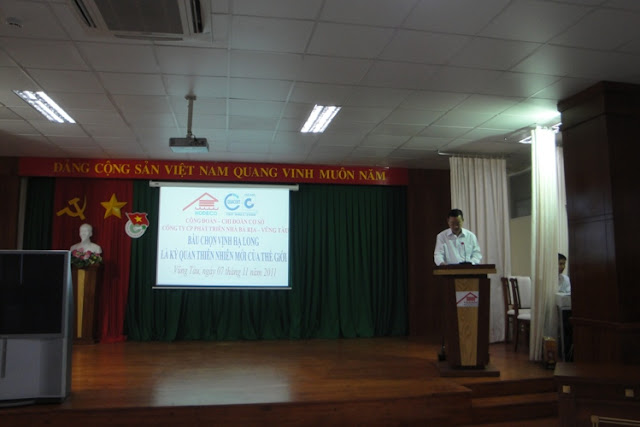 Công ty CP Phát triển nhà Bà Rịa – Vũng Tàu bầu chọn cho Vịnh Hạ Long