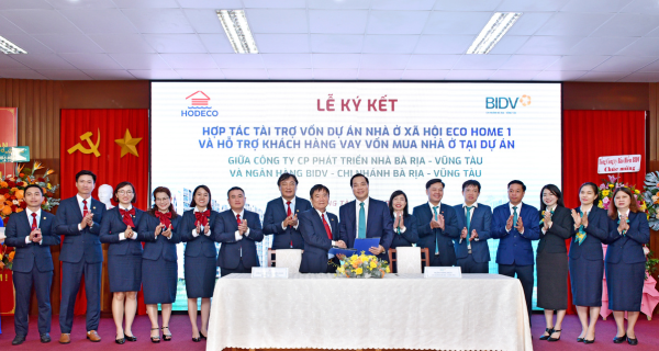 HODECO và BIDV chung tay phát triển NOXH tại Bà Rịa – Vũng Tàu