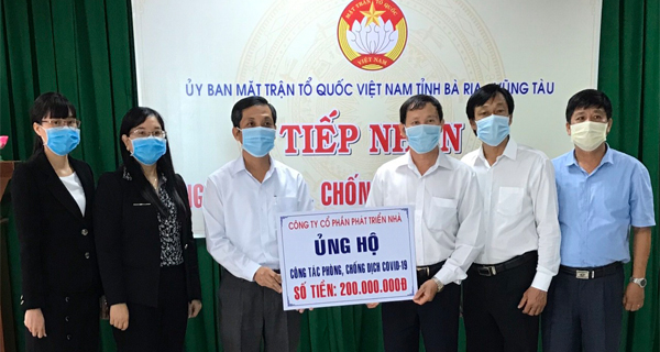 HODECO ủng hộ gần 250 triệu đồng chung tay cùng cộng đồng đẩy lùi dịch COVID-19