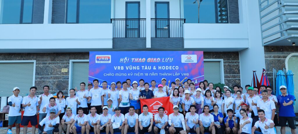 Successful Sports Exchange Between VRB Vung Tau Branch and HODECO
