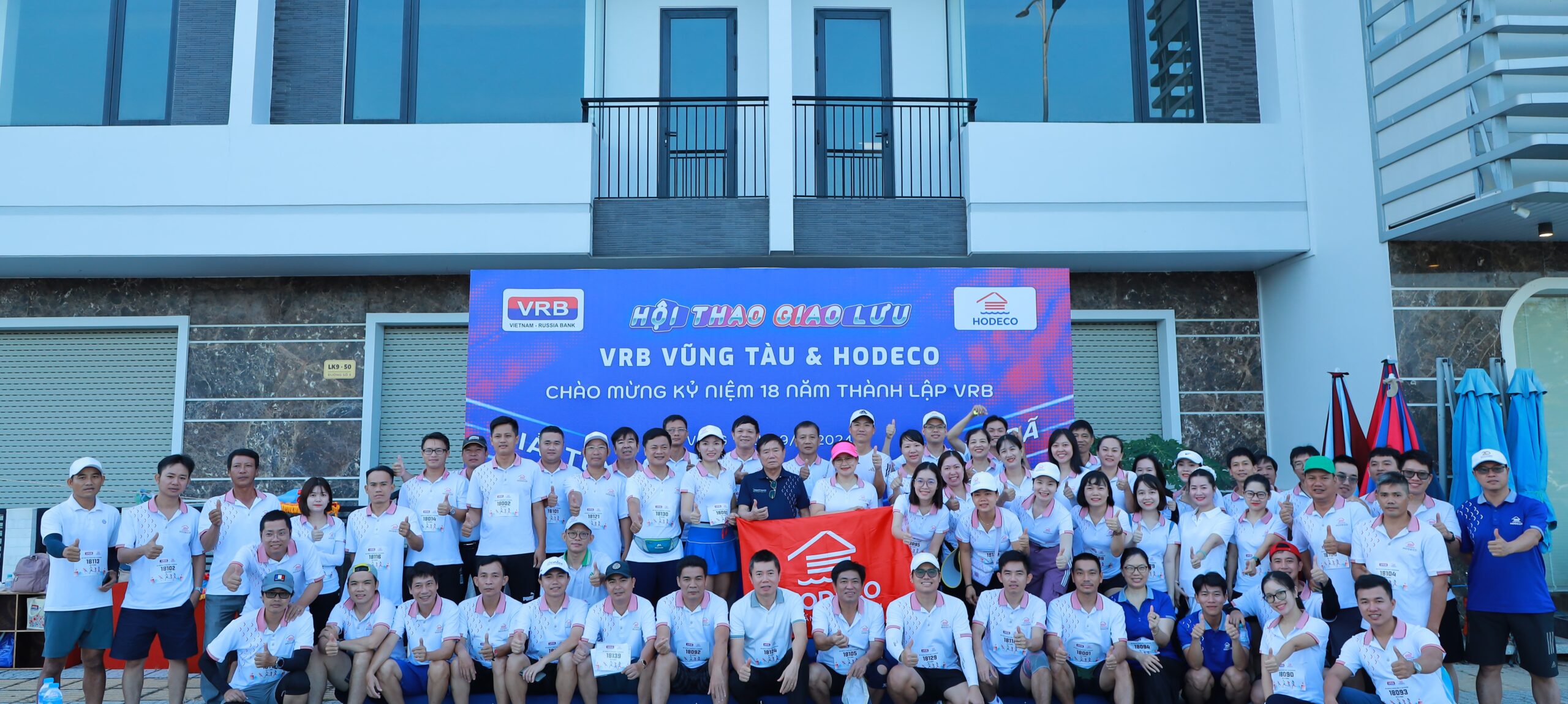 Successful Sports Exchange Between VRB Vung Tau Branch and HODECO