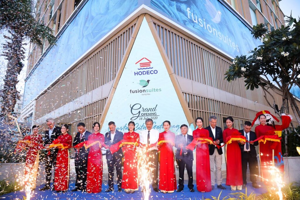 HODECO held the opening ceremony of Fusion Suites Vung Tau hotel