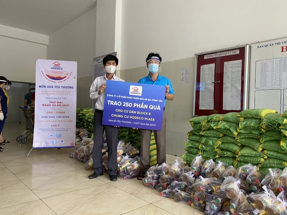 HODECO tiếp tục đồng hành hỗ trợ cư dân tại các chung cư bị phong tỏa